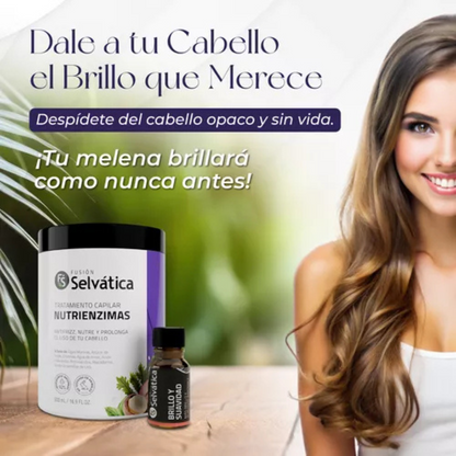 Siéntete BIEN con tu pelo - Compra NUTRIENZIMAS y lléva Tónico Brillo y Suavidad - Descuento especial para 500ml