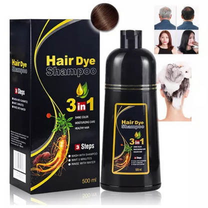 EL ÚNICO 3 EN 1 - Limpia, Alisa y Colorea el Cabello - HAIR DYE 500ml - SOLO HOY 40%OFF