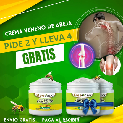 Compre 2 y llévese 4 - BeeVana™ crema dolores y articulaciones - TRATAMIENTO COMPLETO