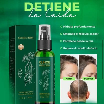 ¡50%! SPRAY GINGENG PARA CRECER EL PELO - PAGA 1 OTRO DE REGALO